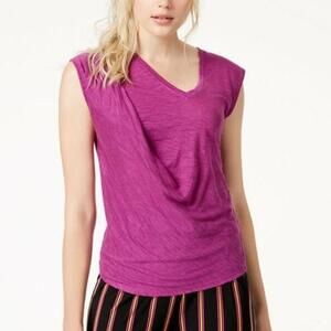BAR III Twisted Sleeveless T-Shirt